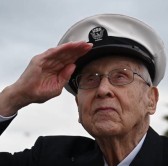 Image of WWII Navy Veteran gets his wish