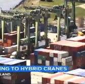 Image of Port yard cranes go hybrid (ABC news)