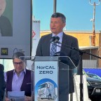 Thumbnail of Port of Oakland celebrates hydrogen-powered trucks project