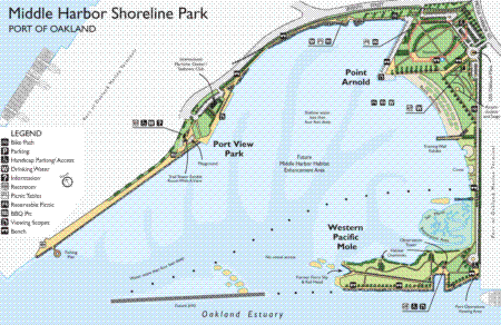 Middle Harbor Shoreline Park Trail Map