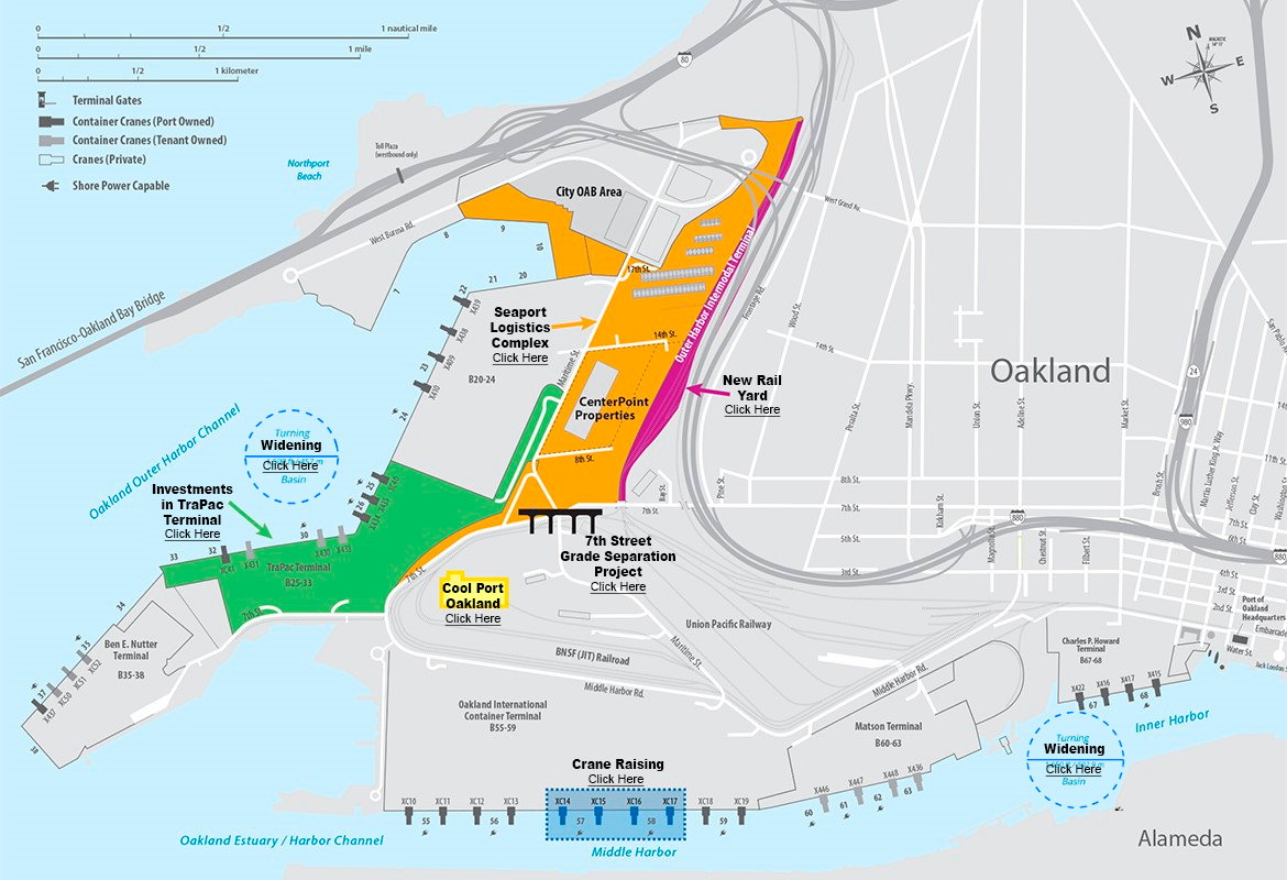 Port of Oakland – Interactive Map of Seaport Investments